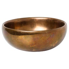 Alma Allen Solid Bronze Footed Bowl