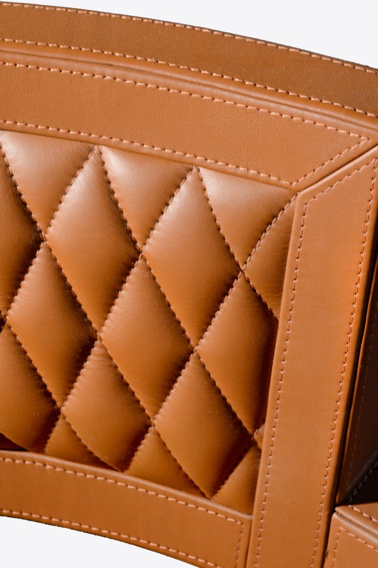 Alma Armchair, Upholstery in Leather For Sale at 1stDibs