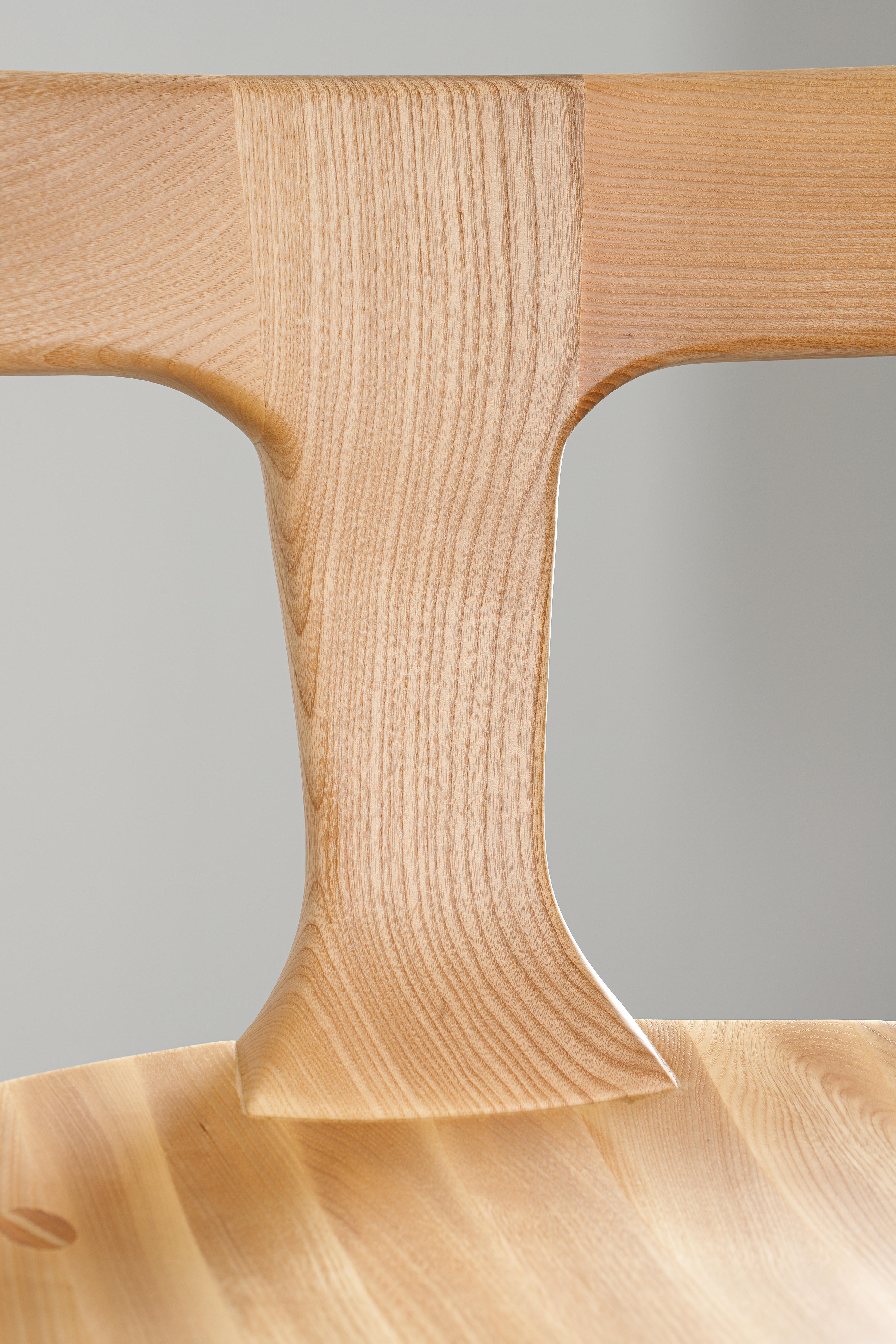 Anvil Ash Massivholz Bar Stühle mit Rückenlehne (Holz) im Angebot