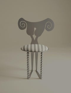 Alma Chair in Aluminum by Animate Objects