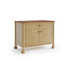 Alma Chest, in Sunkissed Oak & Rojo Marble, by August Abode