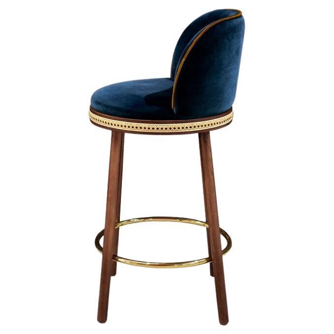 Alma counter & bar stool. As any admirer would experience gazing at its muse, it is impossible not to feel enchanted and almost hypnotized by the refined, sensual lines and the delightfully charming soul of Alma Counter Stool. In a piece that