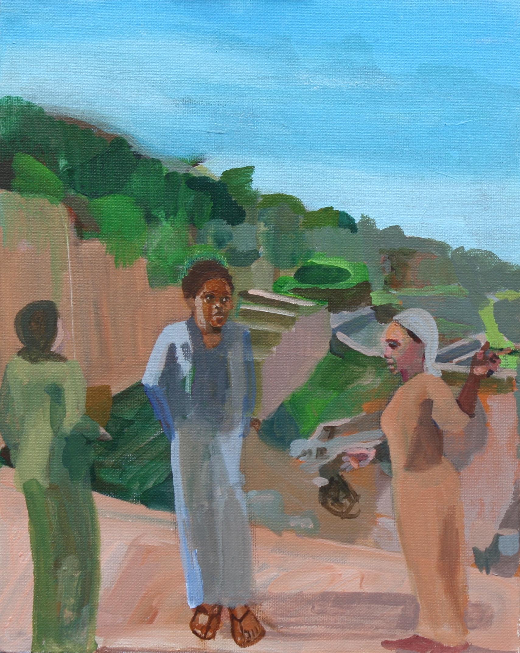 Come See a Man - Painting by Alma Powell