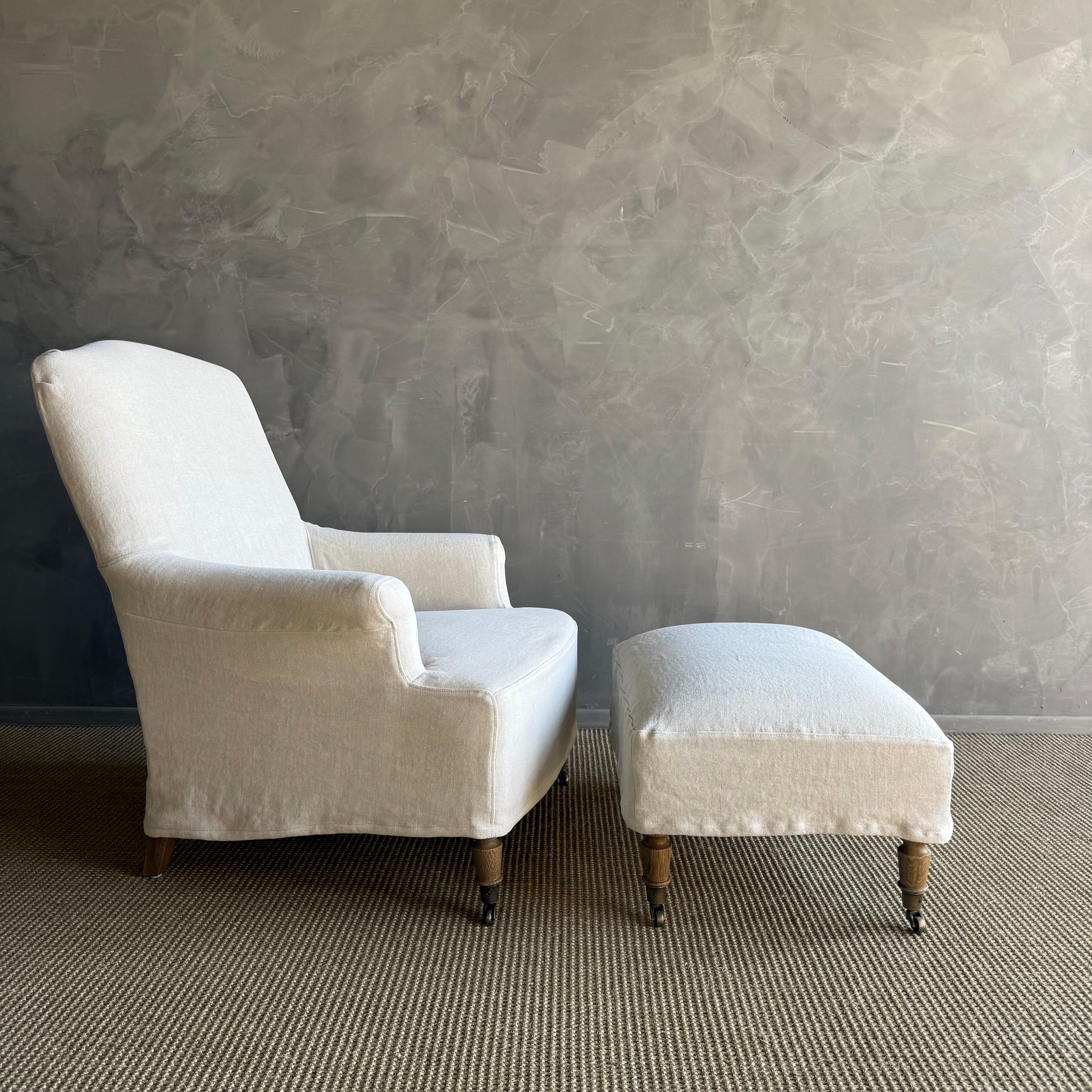 Otomana Tapizada Alma ~ Beige en venta 1