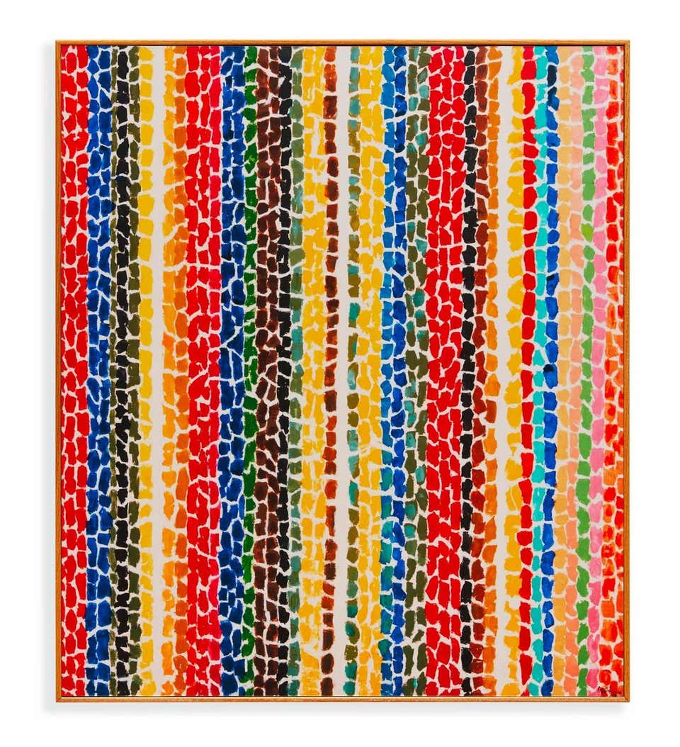 Alma Thomas Alma Woodsey Thomas Color Etude Framed Print For Sale alma-thomas-alma-woodsey-thomas-color-etude-framed-print-for-sale