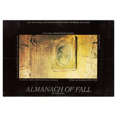 Almanac of Fall 1984 Hungarian A1 Film Poster
