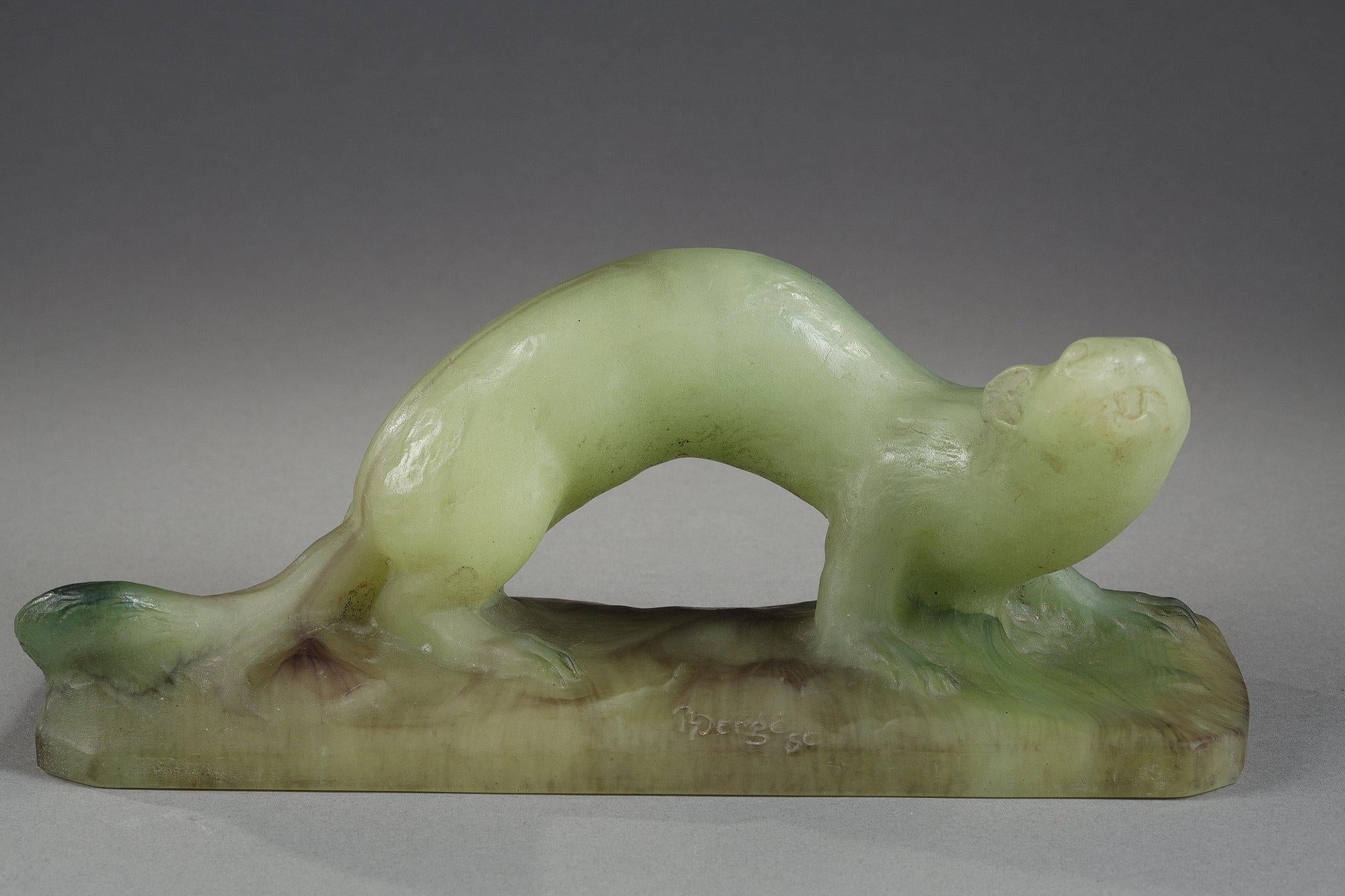 Almaric Walter Figurative Sculpture - Ermine