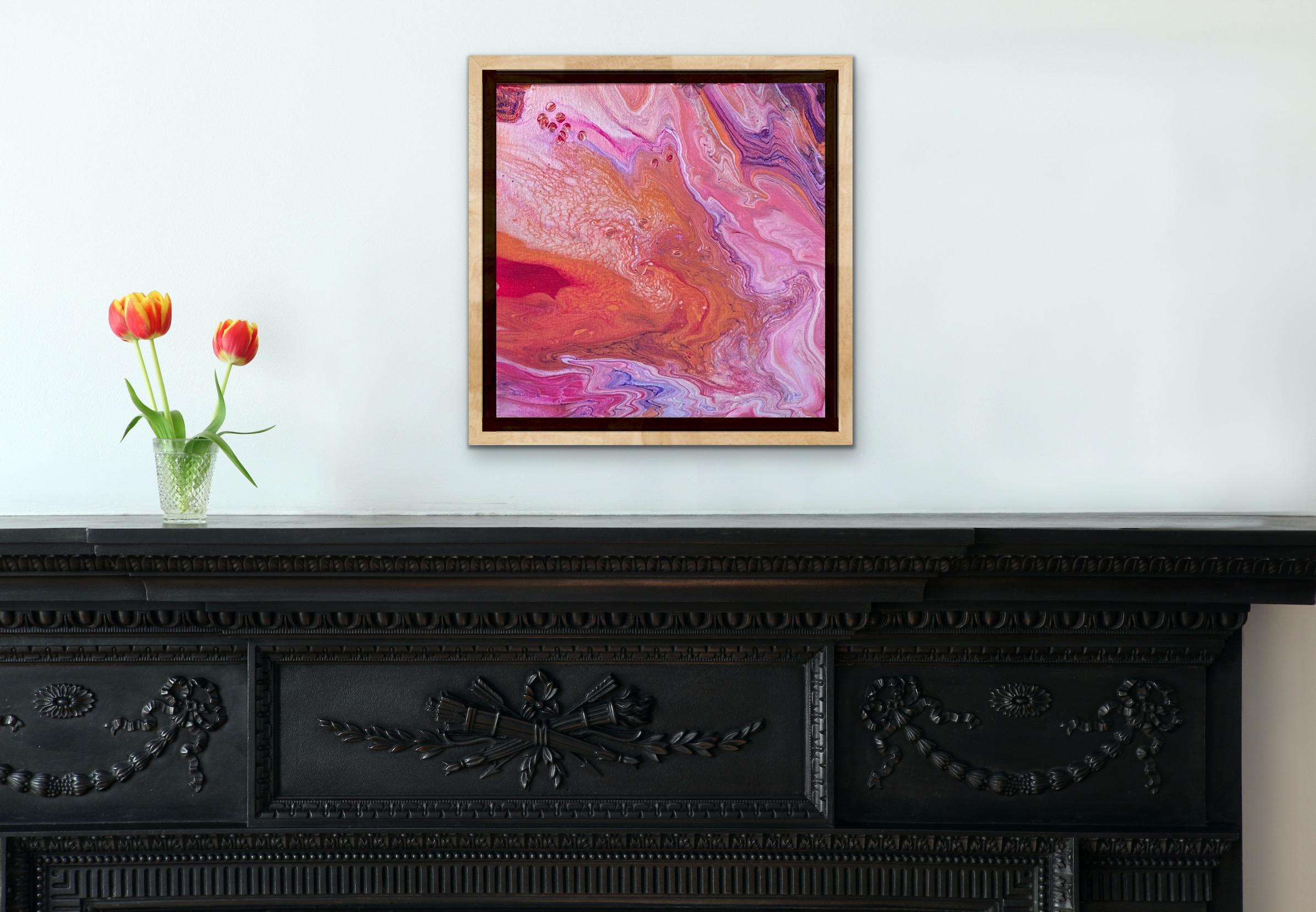 Marmorsteinbruch (Pink), Interior Painting, von Almas Kabani