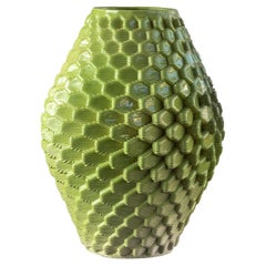 Grüne Alme-Vase