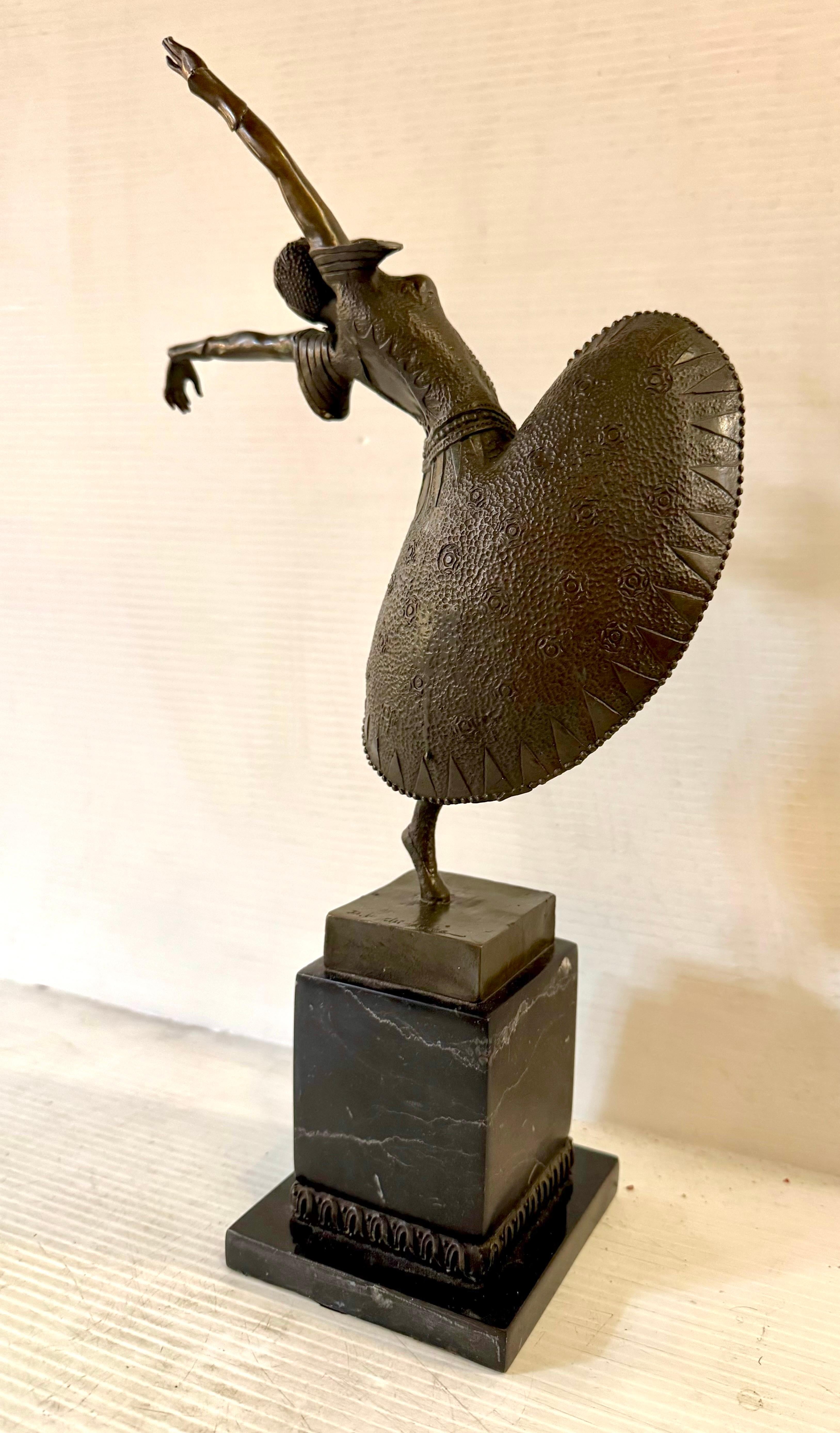 Alméria' Tanzende Figur attr Demétre Chiparus im Angebot 1