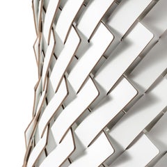 Almeria Medium Square White Basket