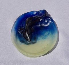 Almeric Walter Pate De Verre Spotted Fish Dish