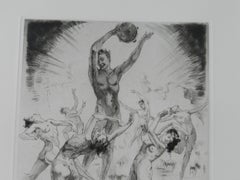 Art Deco Engraving by Almery Lobel-Riche Erotica c1930