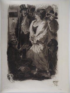 The Elegant - Original Etching Handsigned
