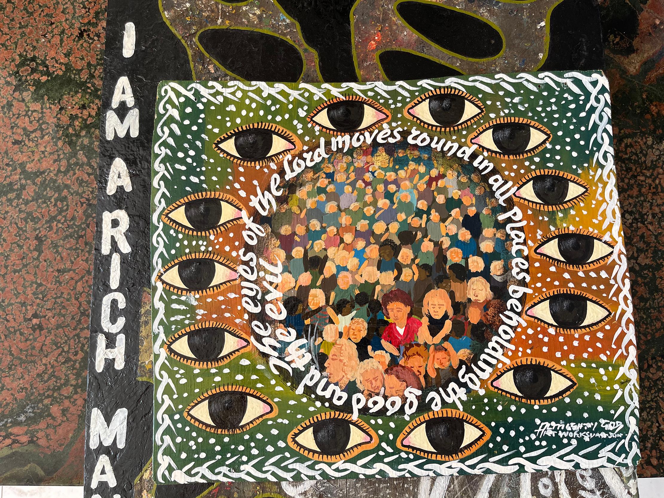 The Eyes of the Lord Moves Round (Howard Finister au Ghana ? ) en vente 5