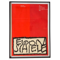 Cartel de Almir Mavignier para la exposición de Egon Schiele en el Museo de Ulm