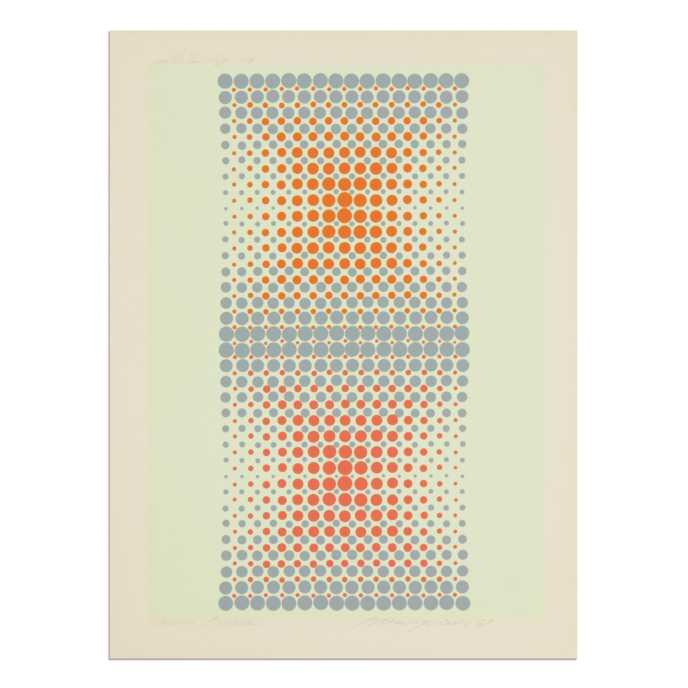 Almir Mavignier: 9 Abstract Screenprints from the 