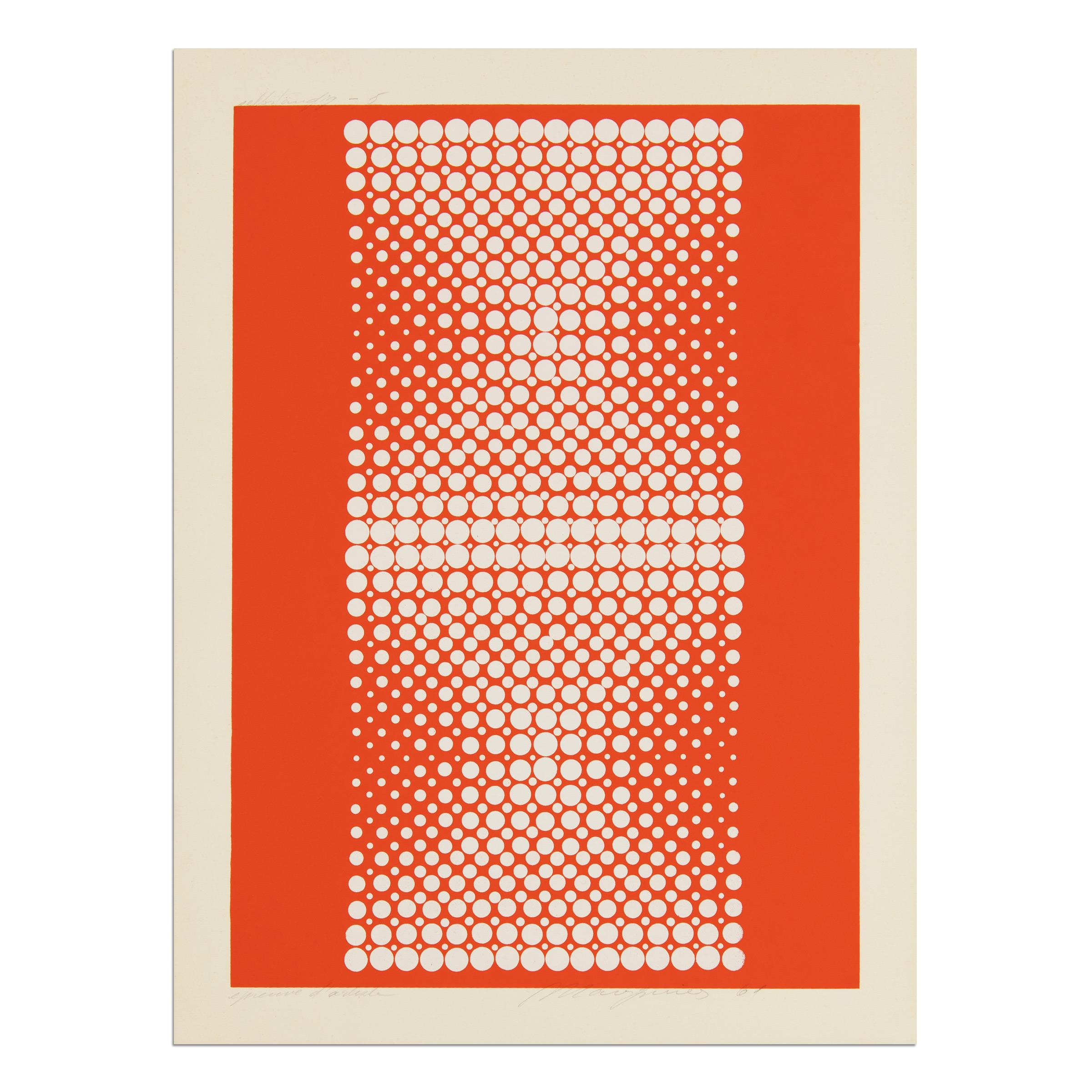Almir Mavignier: 9 Abstract Screenprints from the 