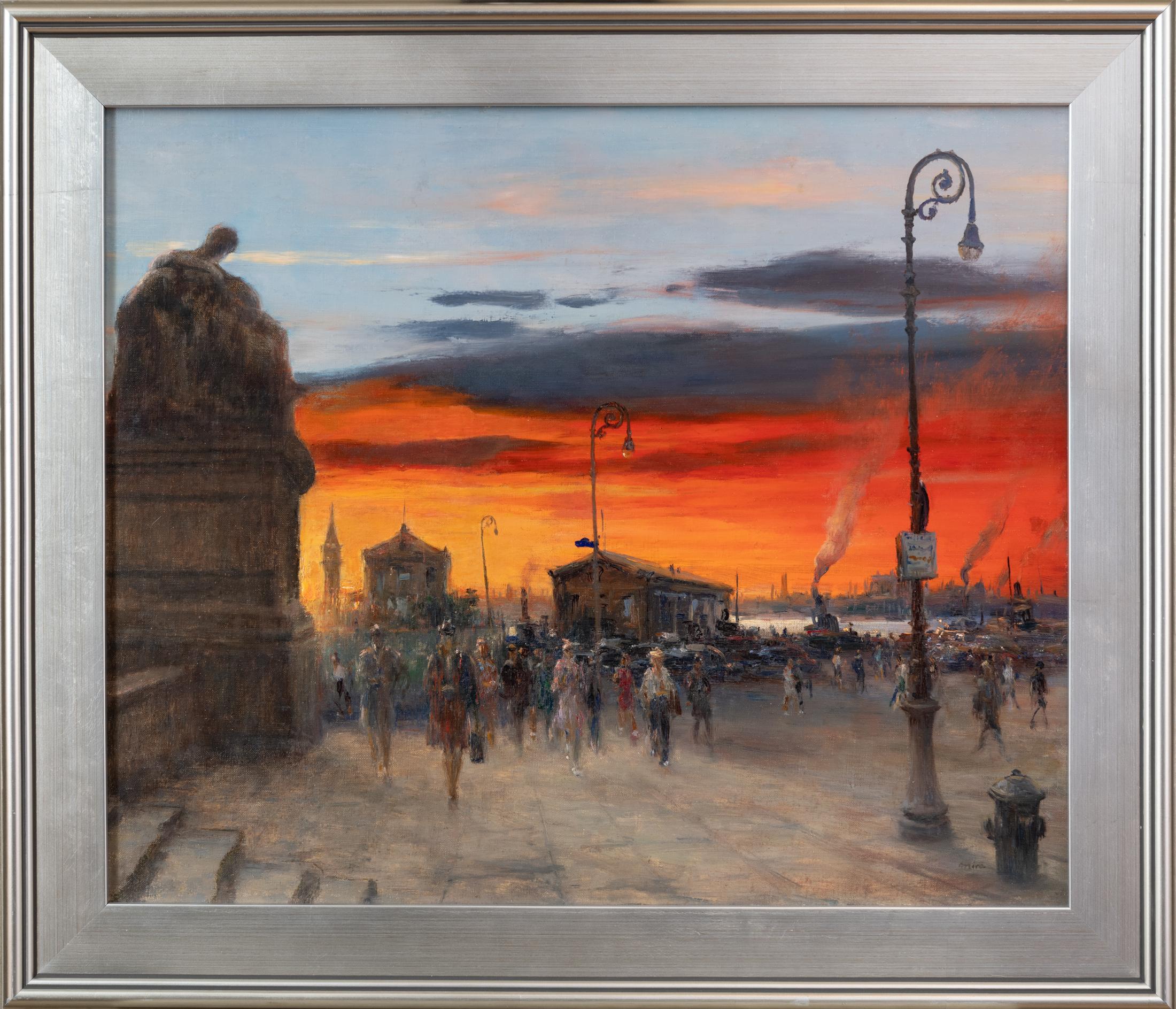 Homeward Bound - Painting by Almira Austin Judson