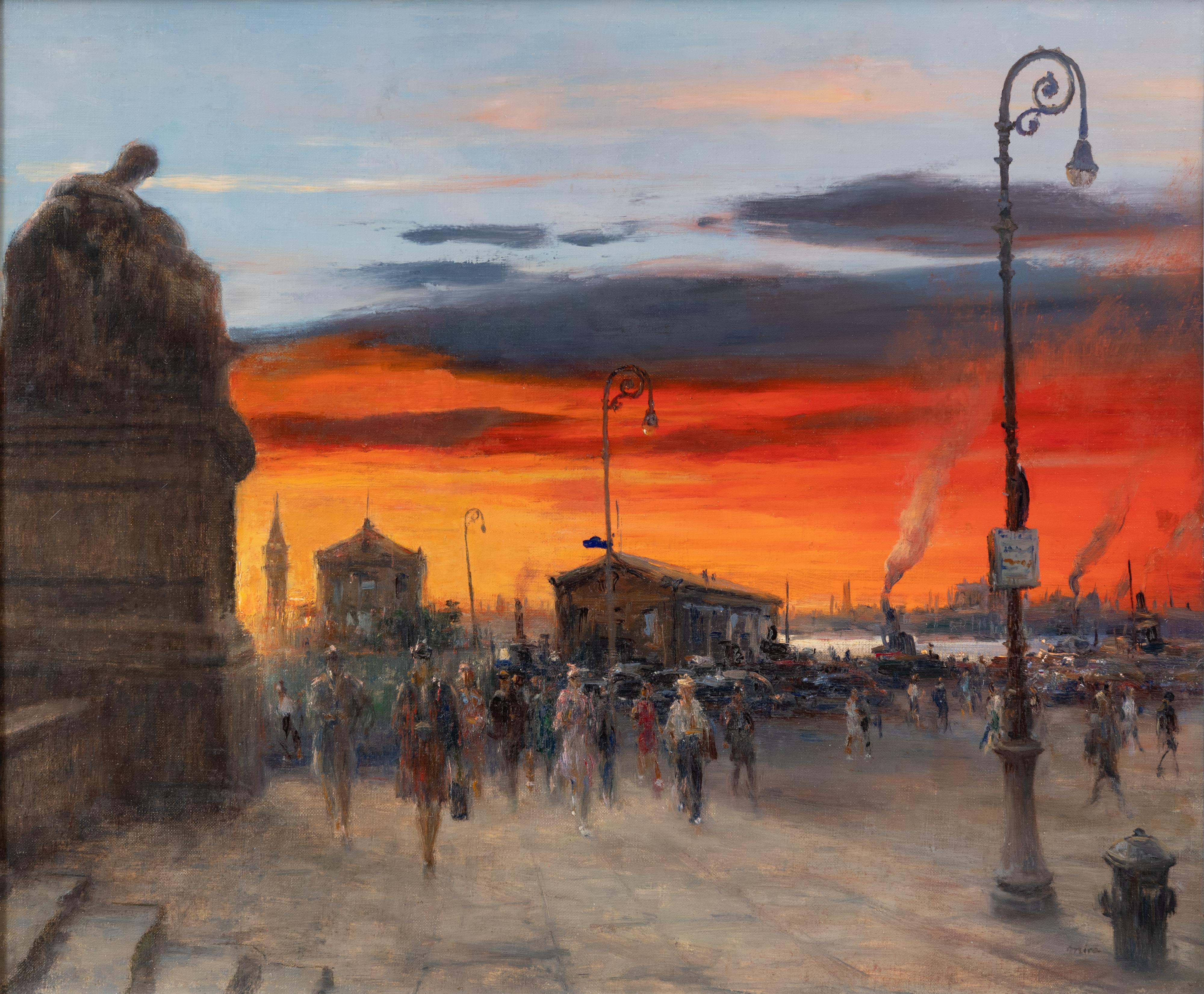 Almira Austin Judson Landscape Painting - Homeward Bound