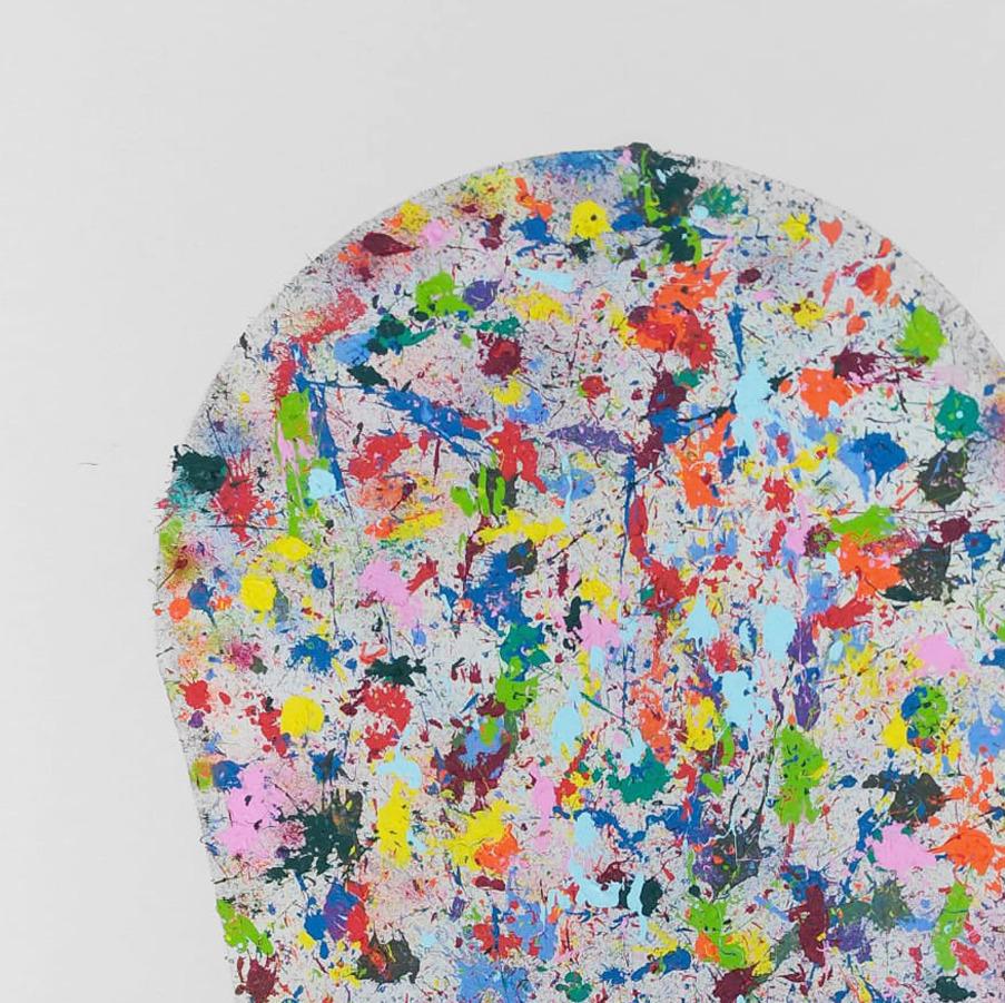 Testa astratta che guarda a destra. Dalla serie Head - Painting di ALMO