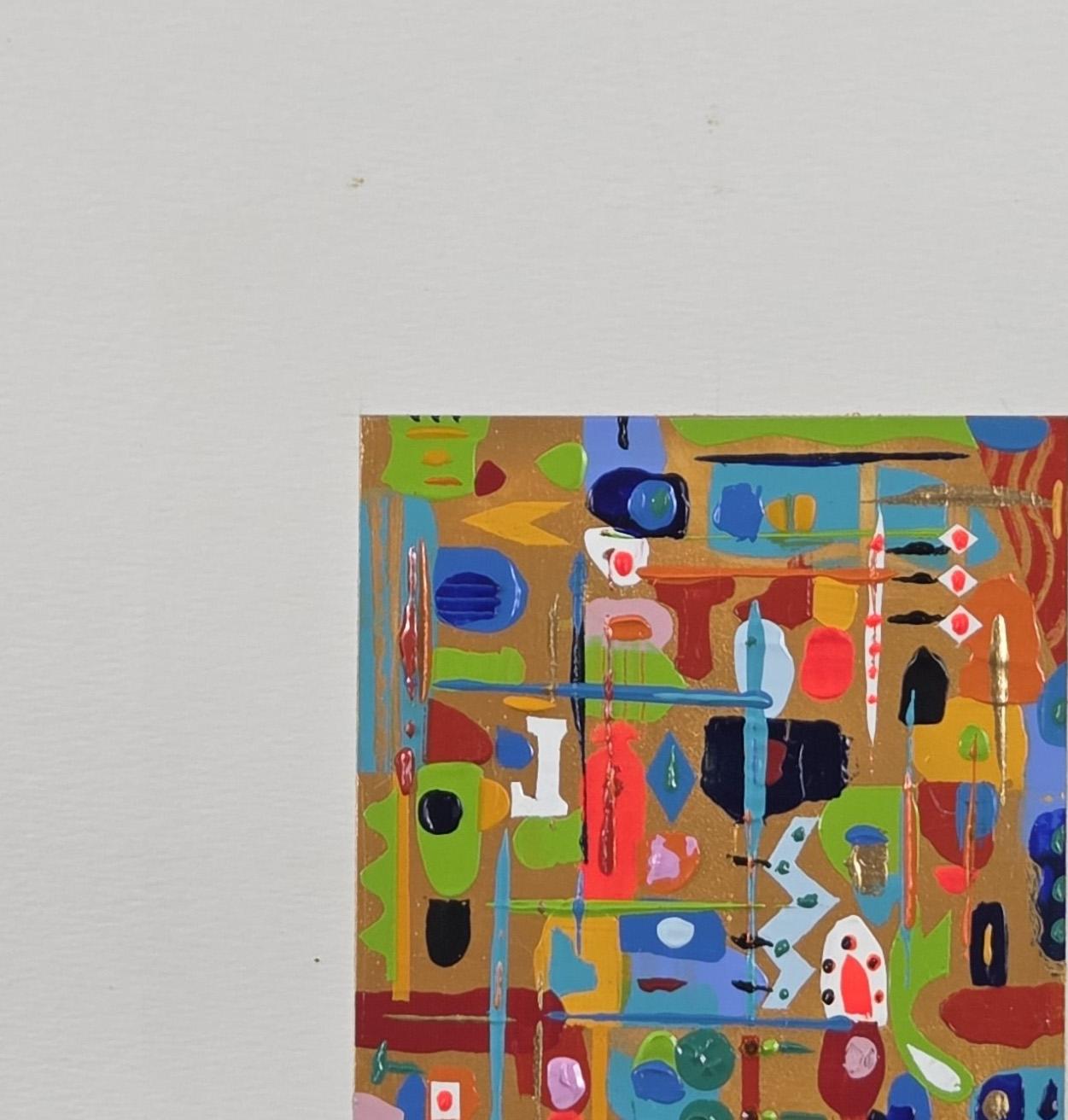 Ambivalent. From The Rectangular Composition Series - Contemporary Painting by ALMO