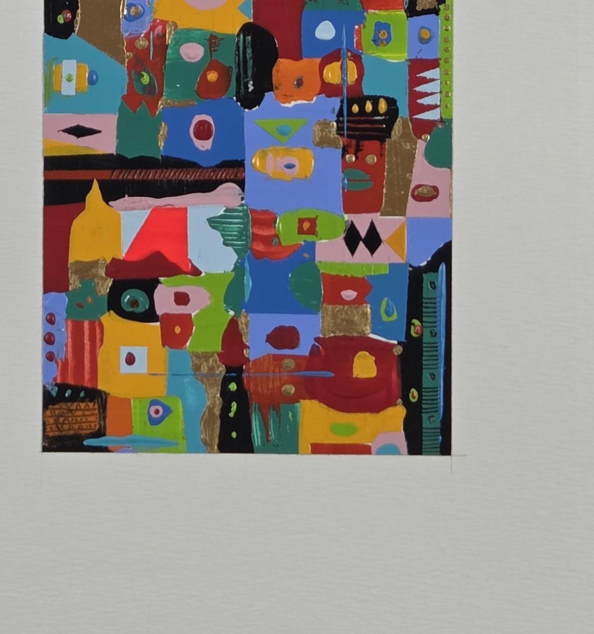 Almo wonders about his identity, the countries he has lived in, his daily routine and how he creates himself. An outsider who has made the world his home, skin, and citizenship, and through his artwork, he safeguards it in an attempt to explore the