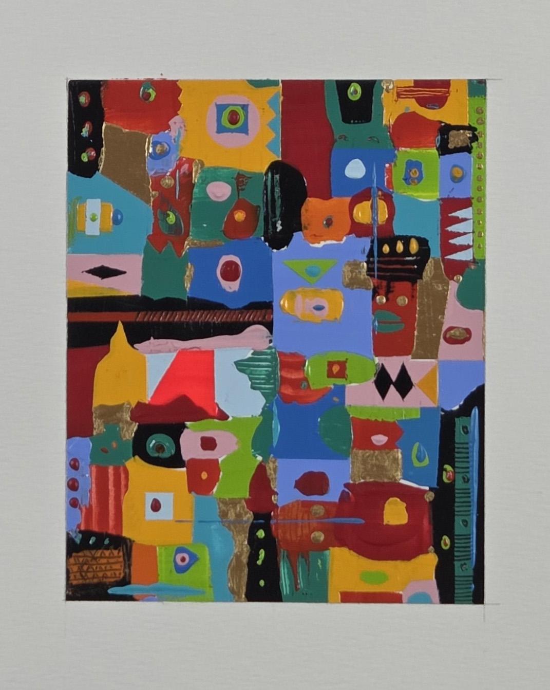 Behold. From The Rectangular Composition Series - Painting by ALMO