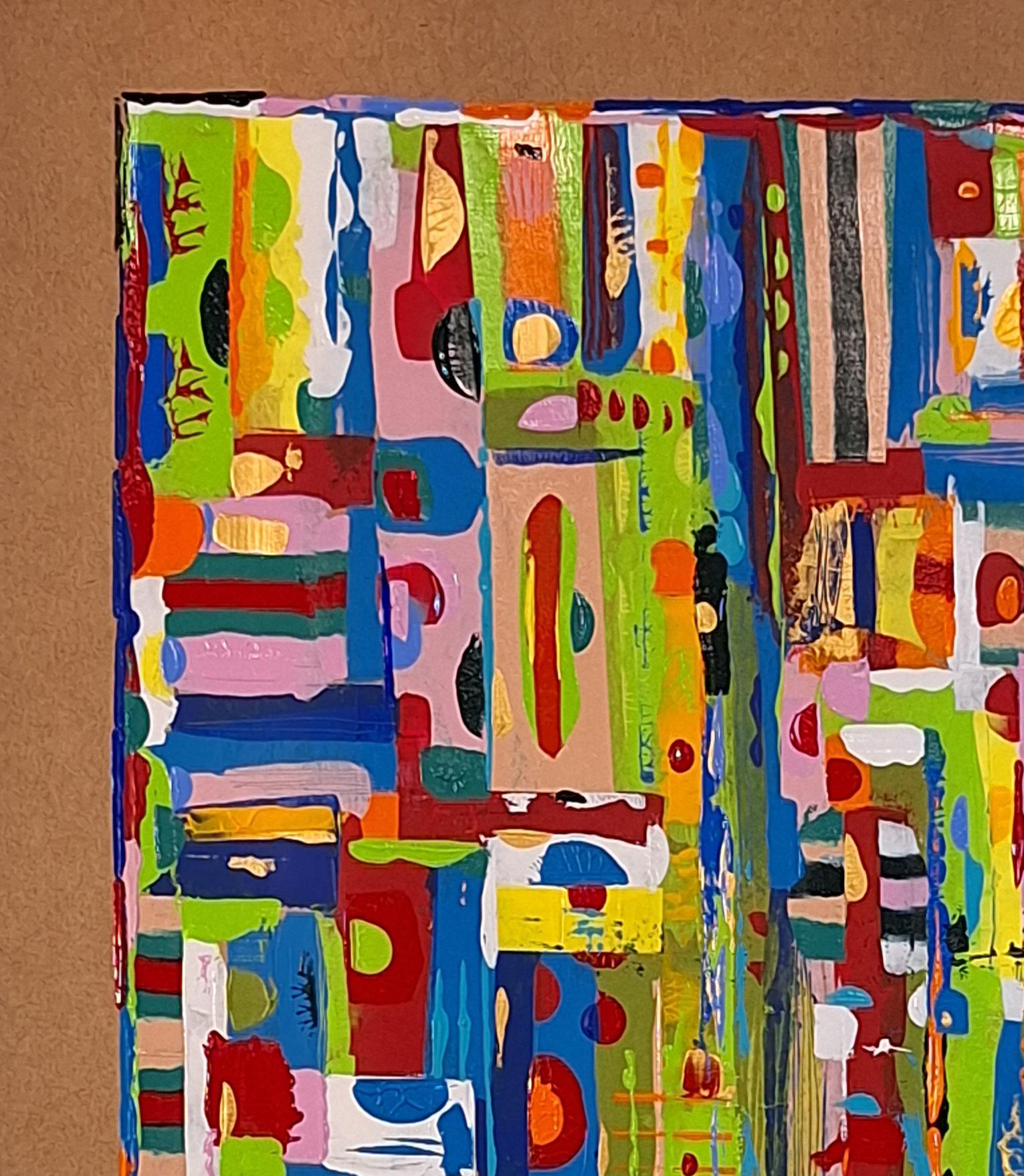 Costruttivismo casuale #1. Dalla serie di esperimenti sull'astrazione - Painting di ALMO