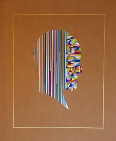 Cellular Interventions #2 and #1. From The Geometric Head Series