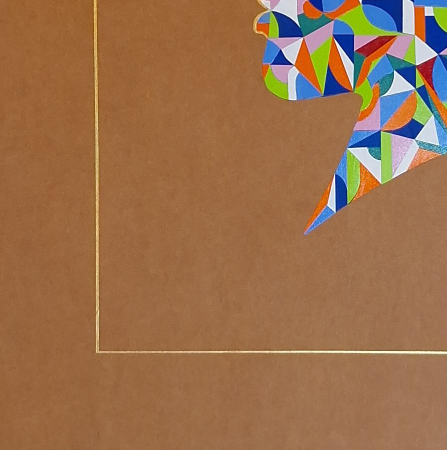 Cellular Interventions #2 and #1. From The Geometric Head Series For Sale 2