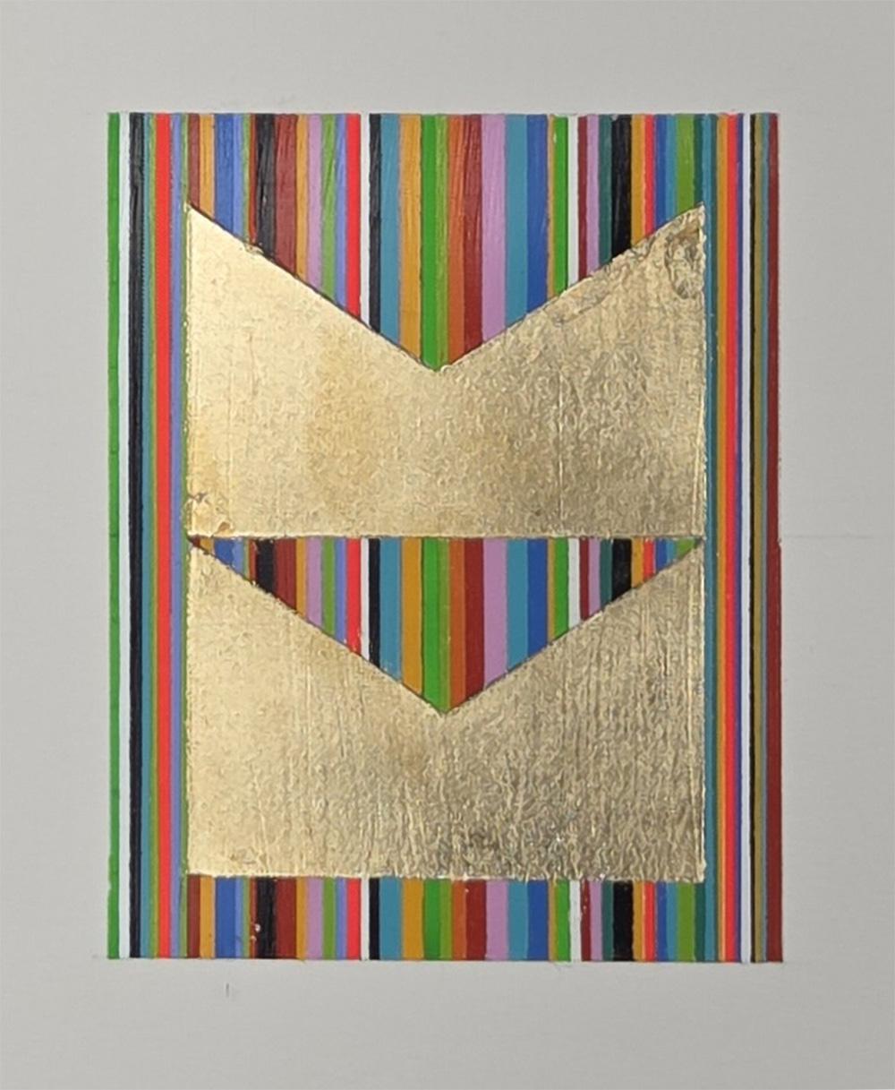 ALMO Abstract Painting - Control. From The Rectangular Composition Series