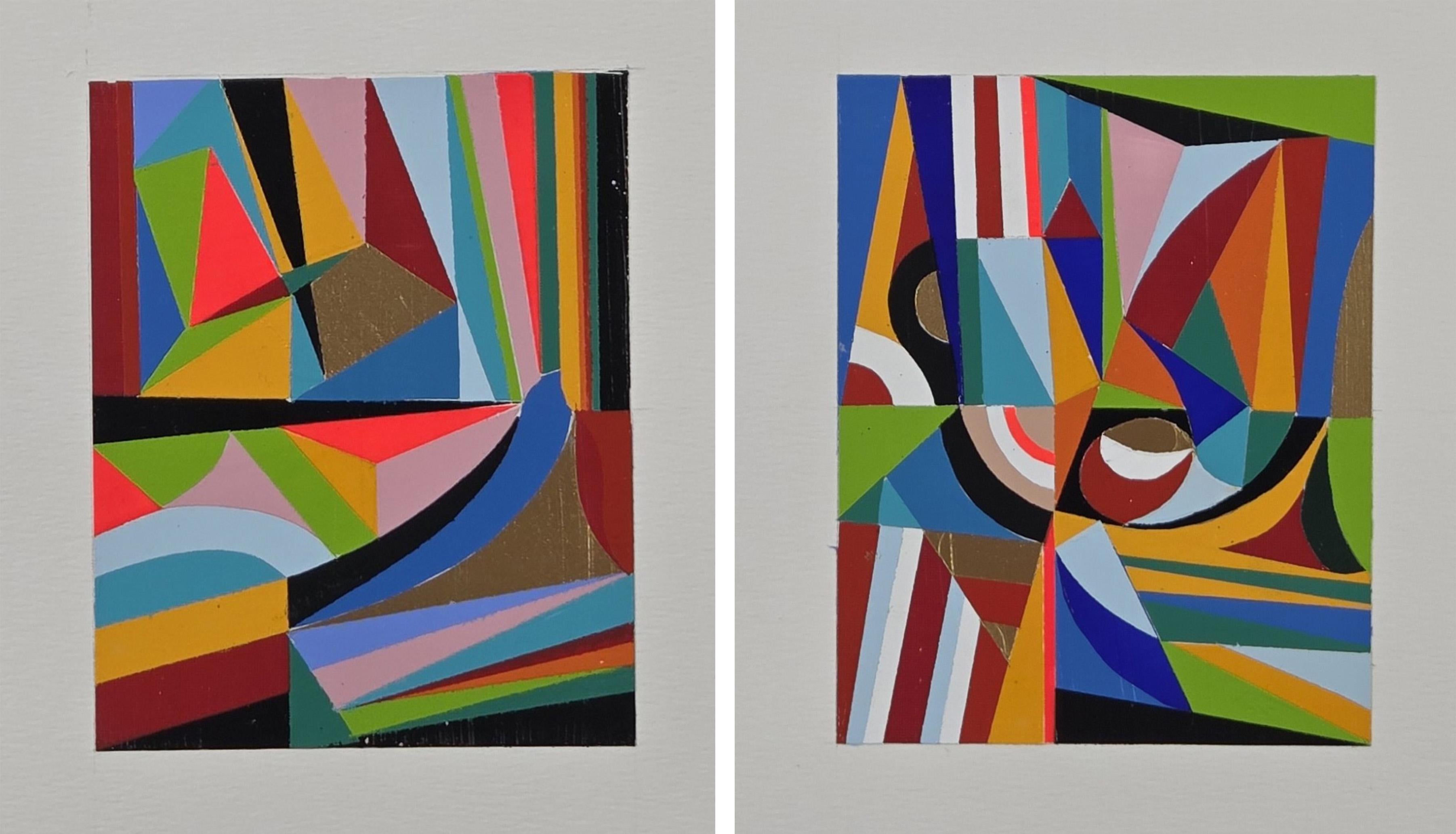 Do me a favor and Star strangled banner. From The Rectangular Composition Series - Painting by ALMO