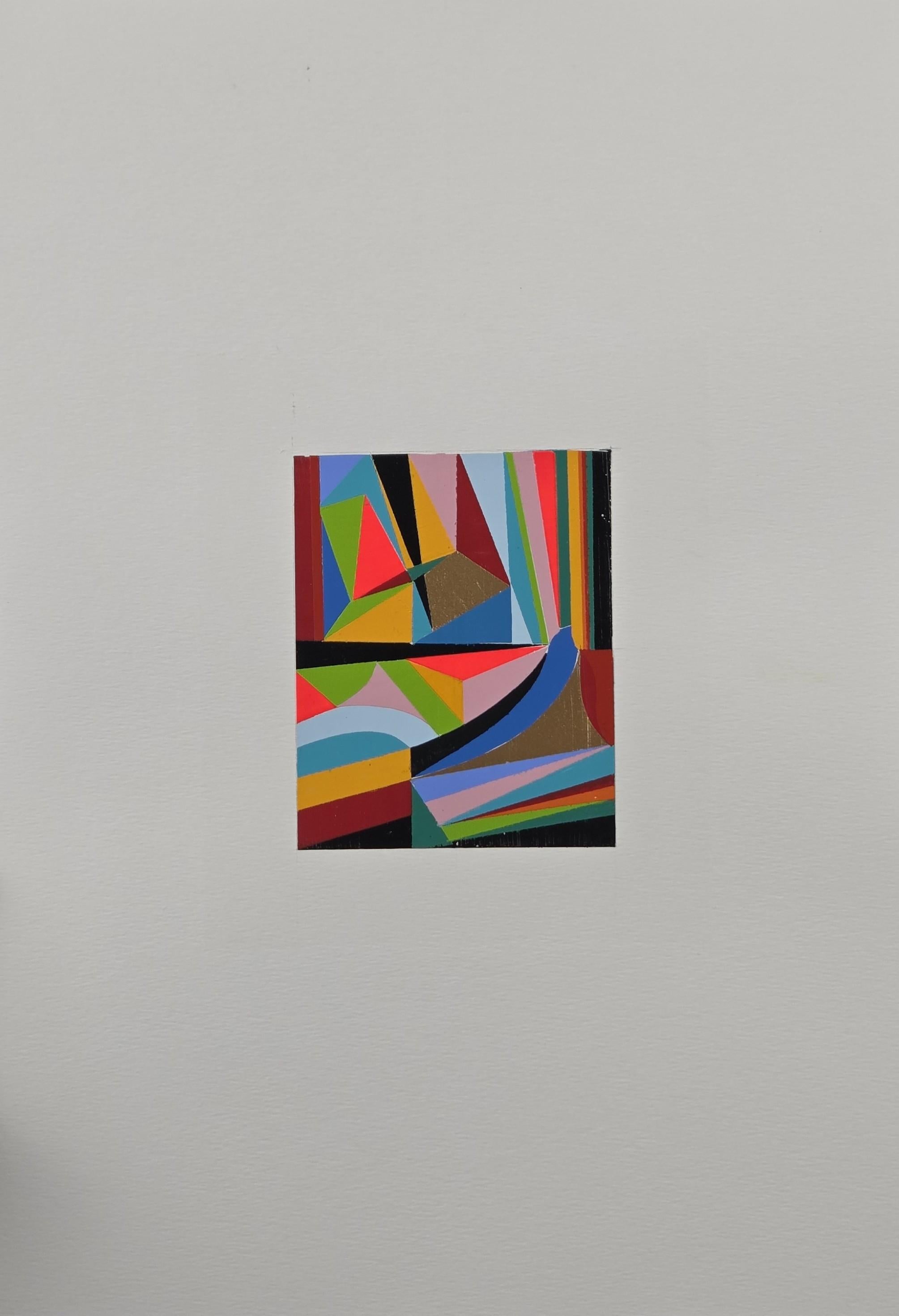 Do me a favor. From The Rectangular Composition Series - Painting by ALMO