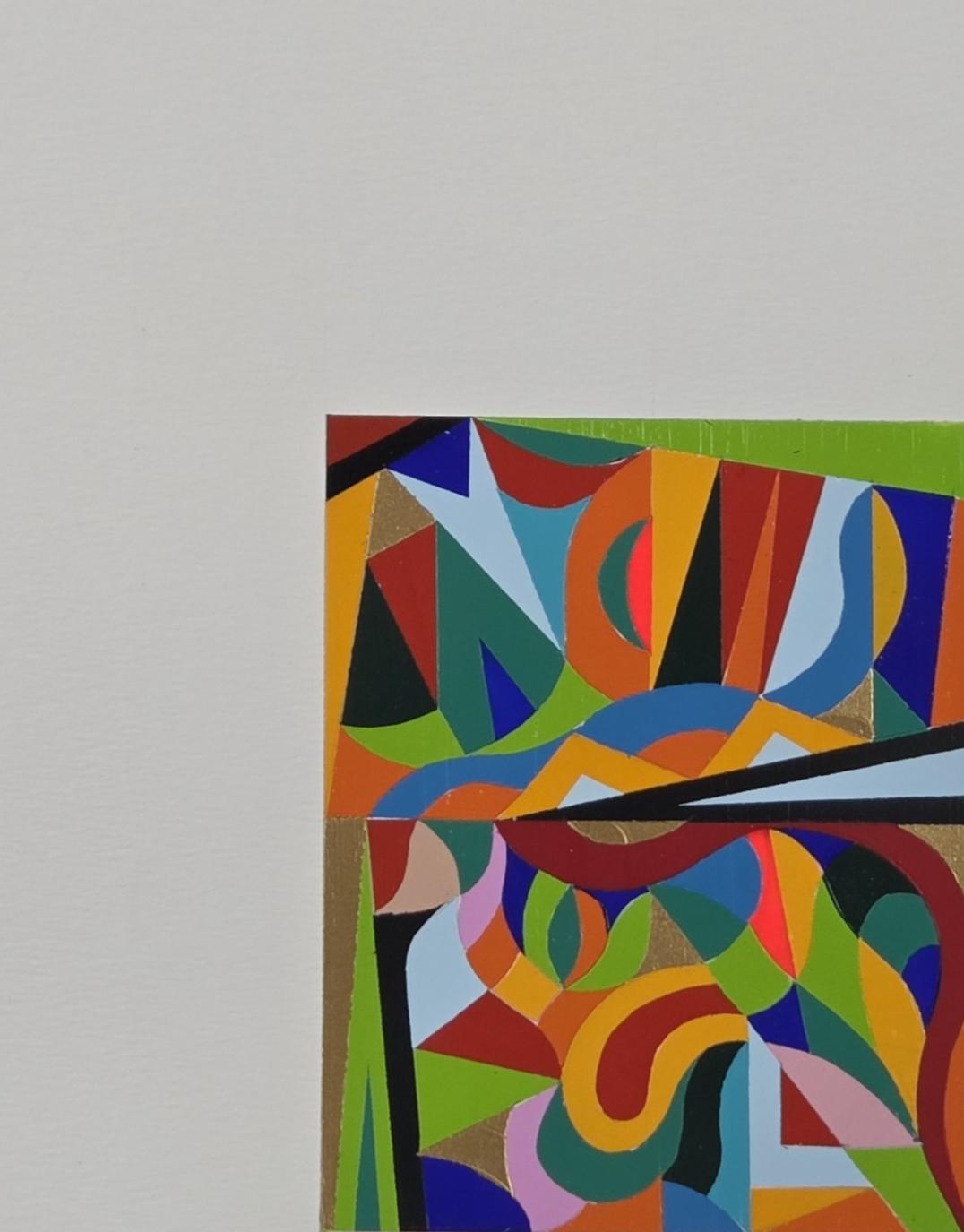 Estrellita. From The Rectangular Composition Series - Contemporary Painting by ALMO