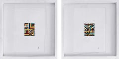 Horizontal and Vertical Movements #1 and #2 Diptych