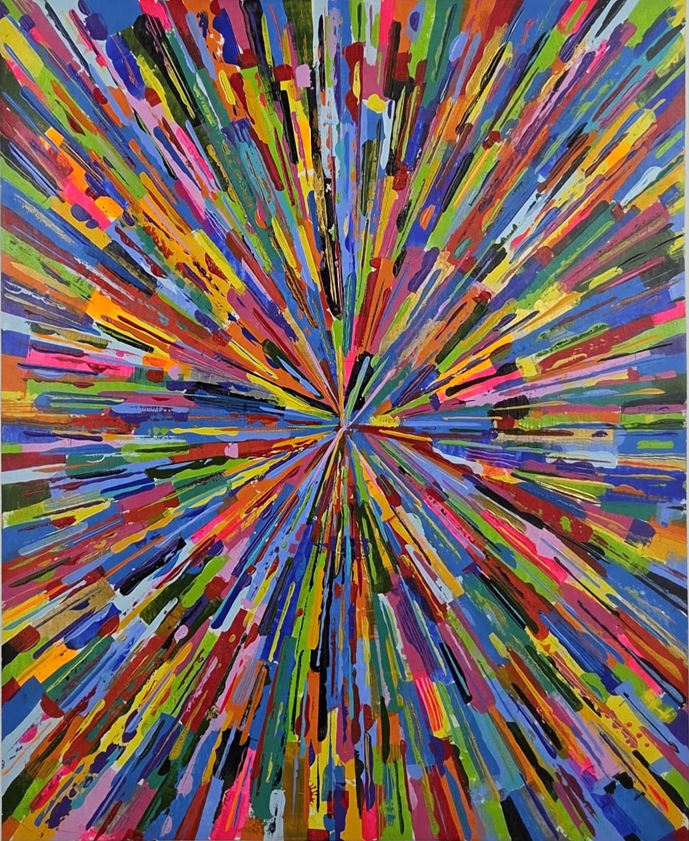 ¿Cómo se dice? De la serie Experimentos de abstracción - Painting Contemporáneo de ALMO