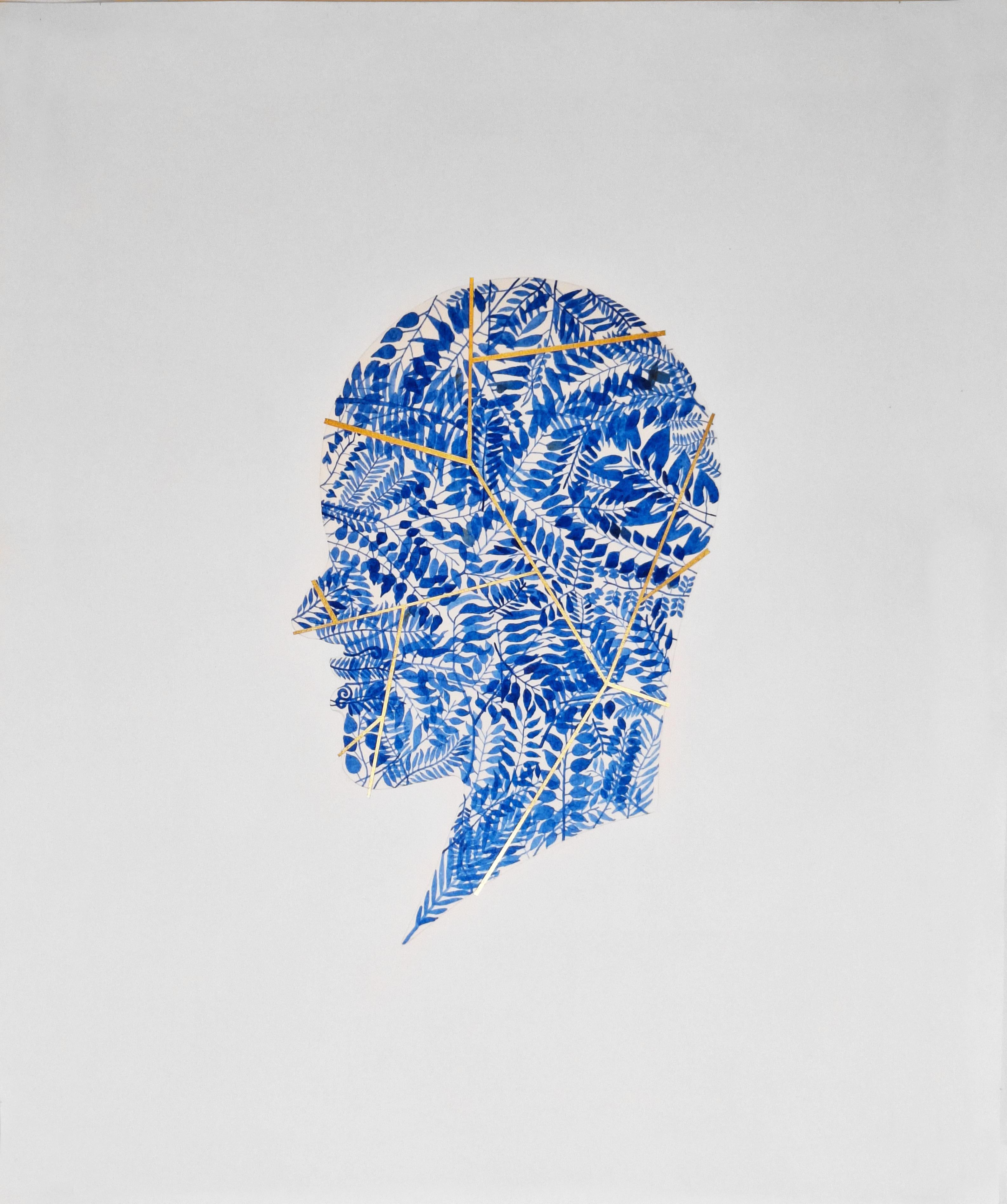 Figurative Painting di ALMO - Invadere #2. Dalla serie Interruzione botanica