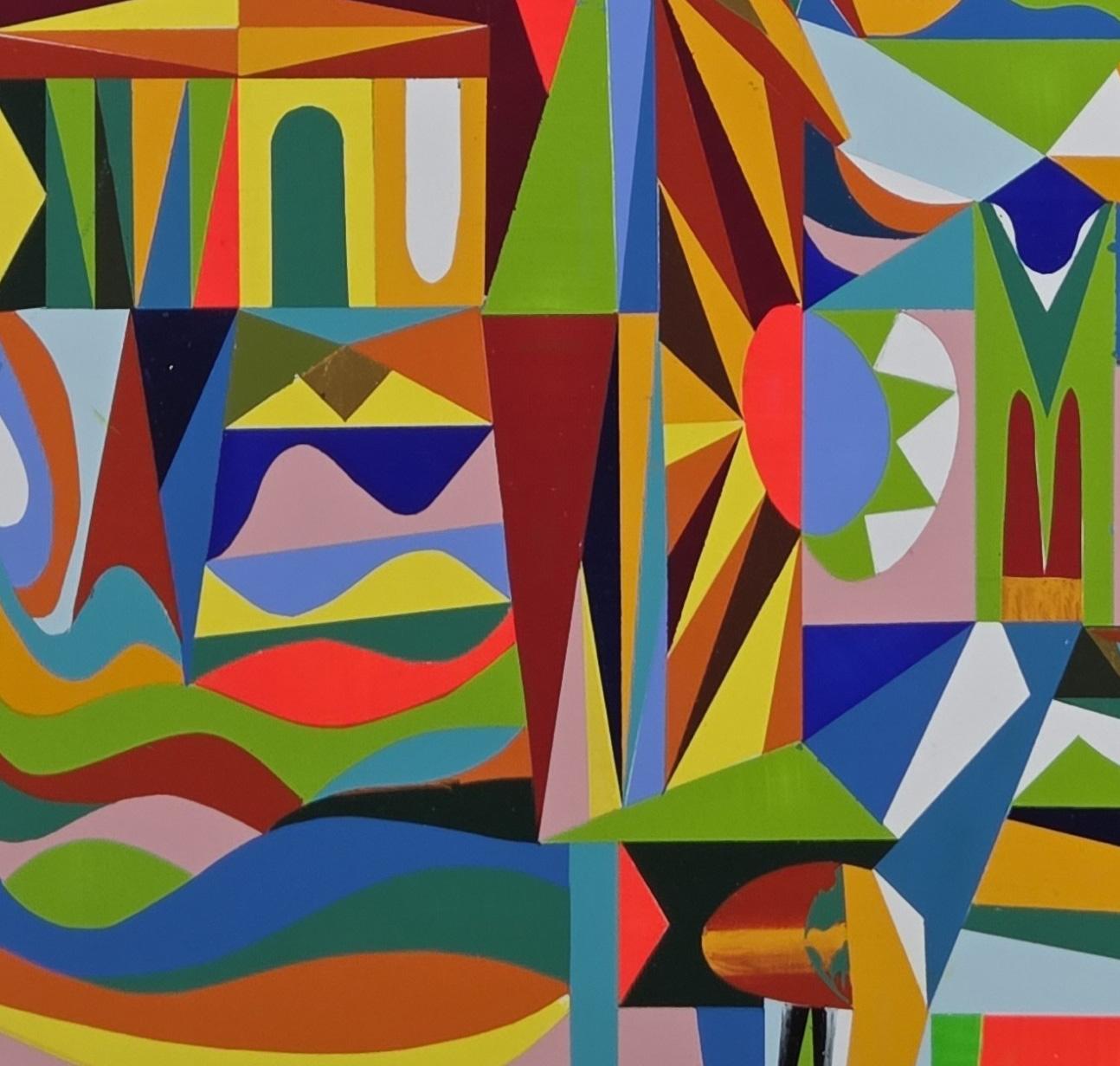 It´s not so quie there. From Abstraction Experiments Series - Contemporary Painting by ALMO