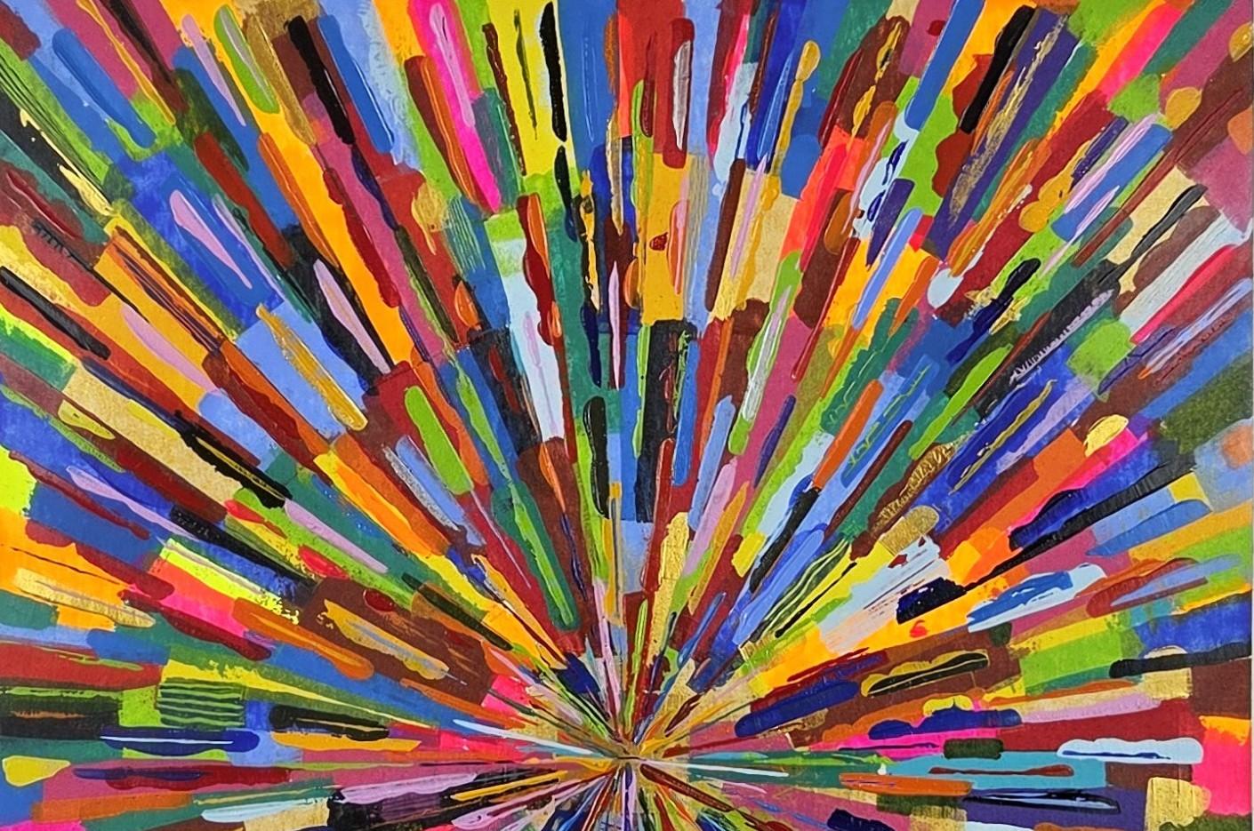 Non c'è nulla di veramente importante. Dalla serie di esperimenti di astrazione - Painting Contemporaneo di ALMO