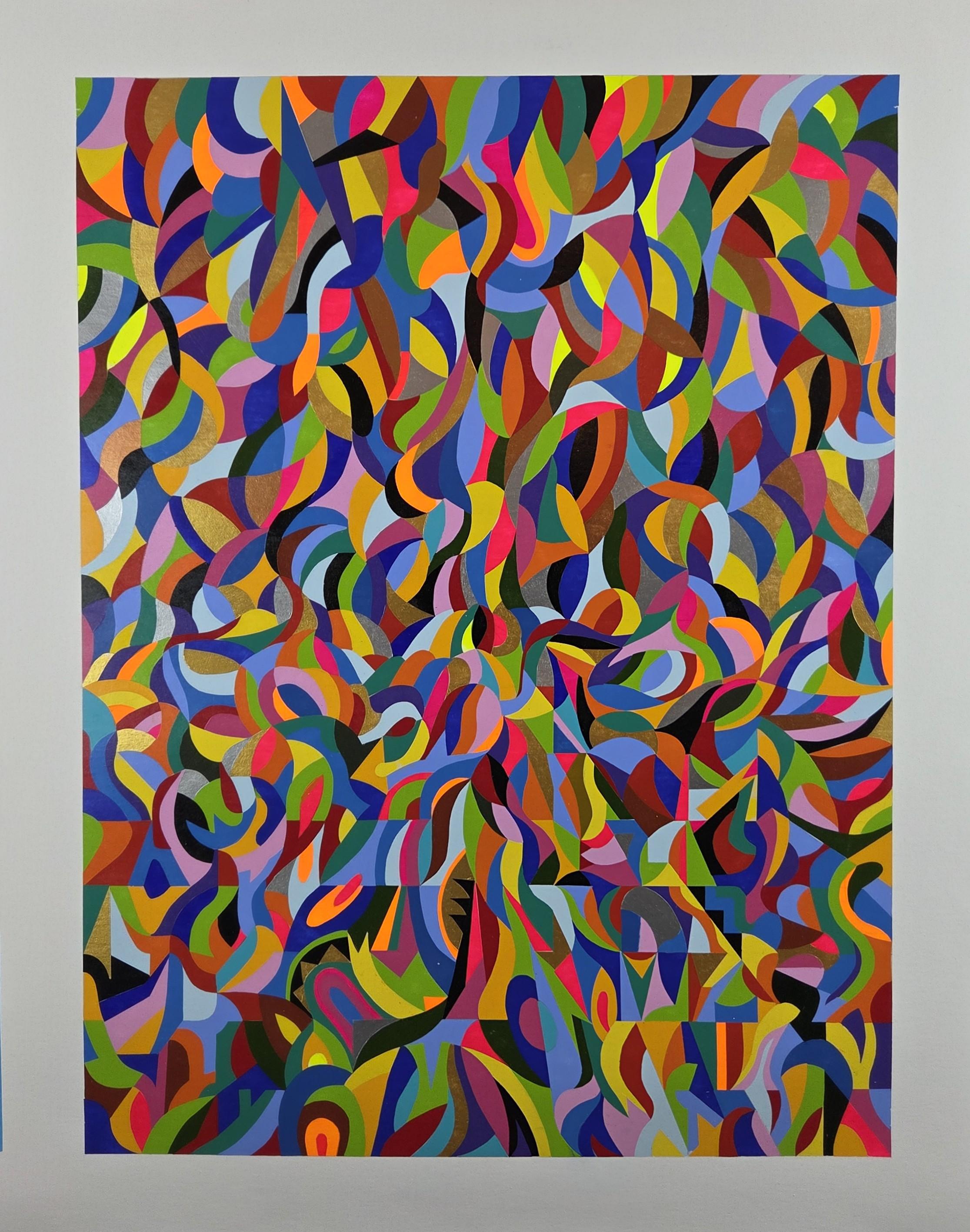 Mi jardín en los trópicos. De la serie Experimentos de abstracción