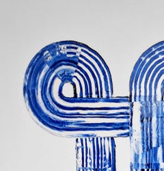 Prussian Blue Movement #2. From The Prussian Blue Series