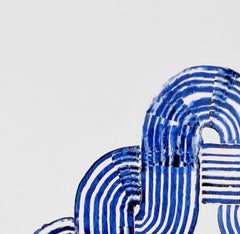 Prussian Blue Movement #3. From The Prussian Blue Series