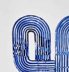 Prussian Blue Movement #5. From The Prussian Blue Series