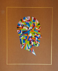 Radial Progression #2 and #1. From The Geometric Head Series