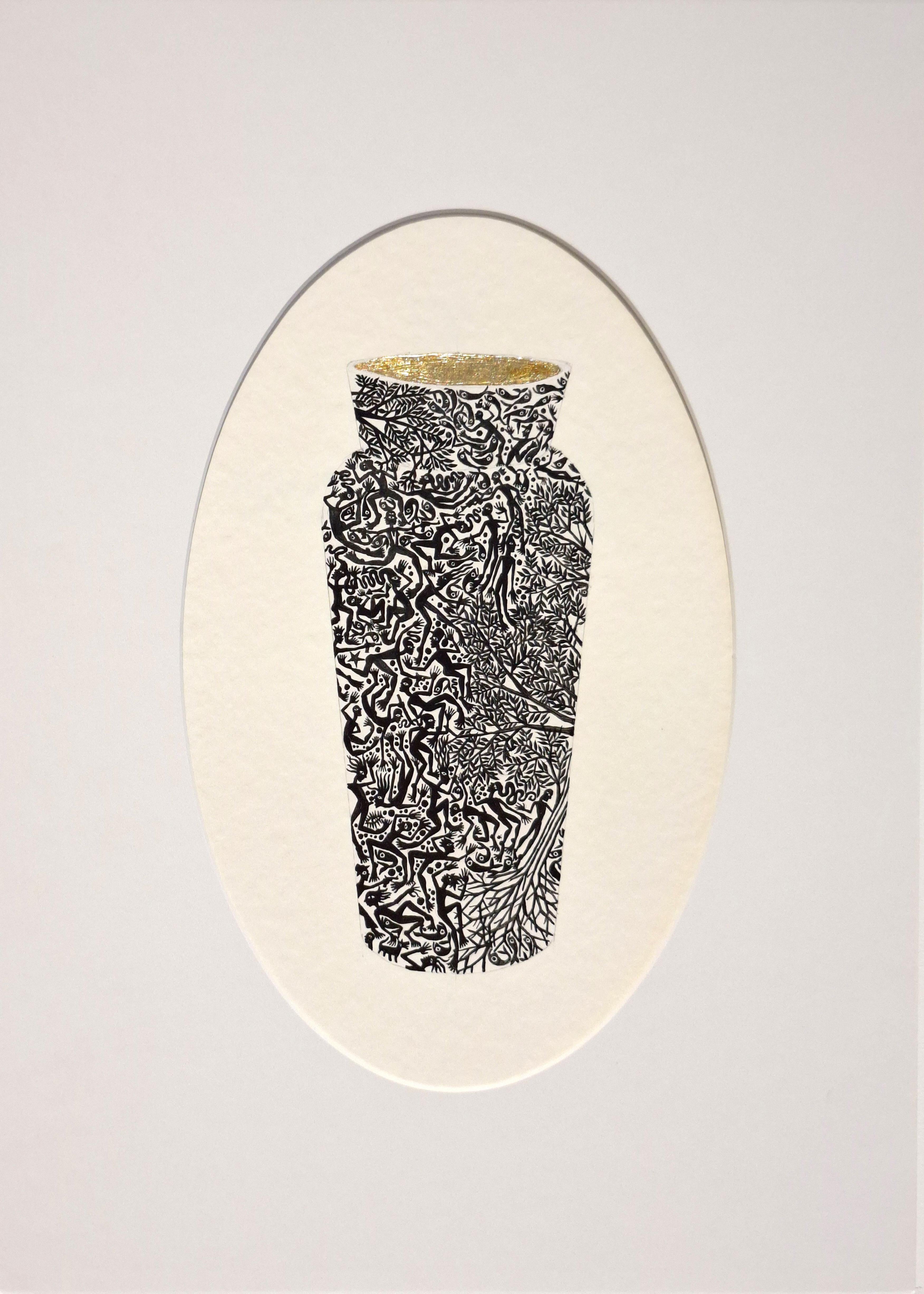 Receptacle #3, #2 and #1, Triptych. From The Vase Series For Sale 5
