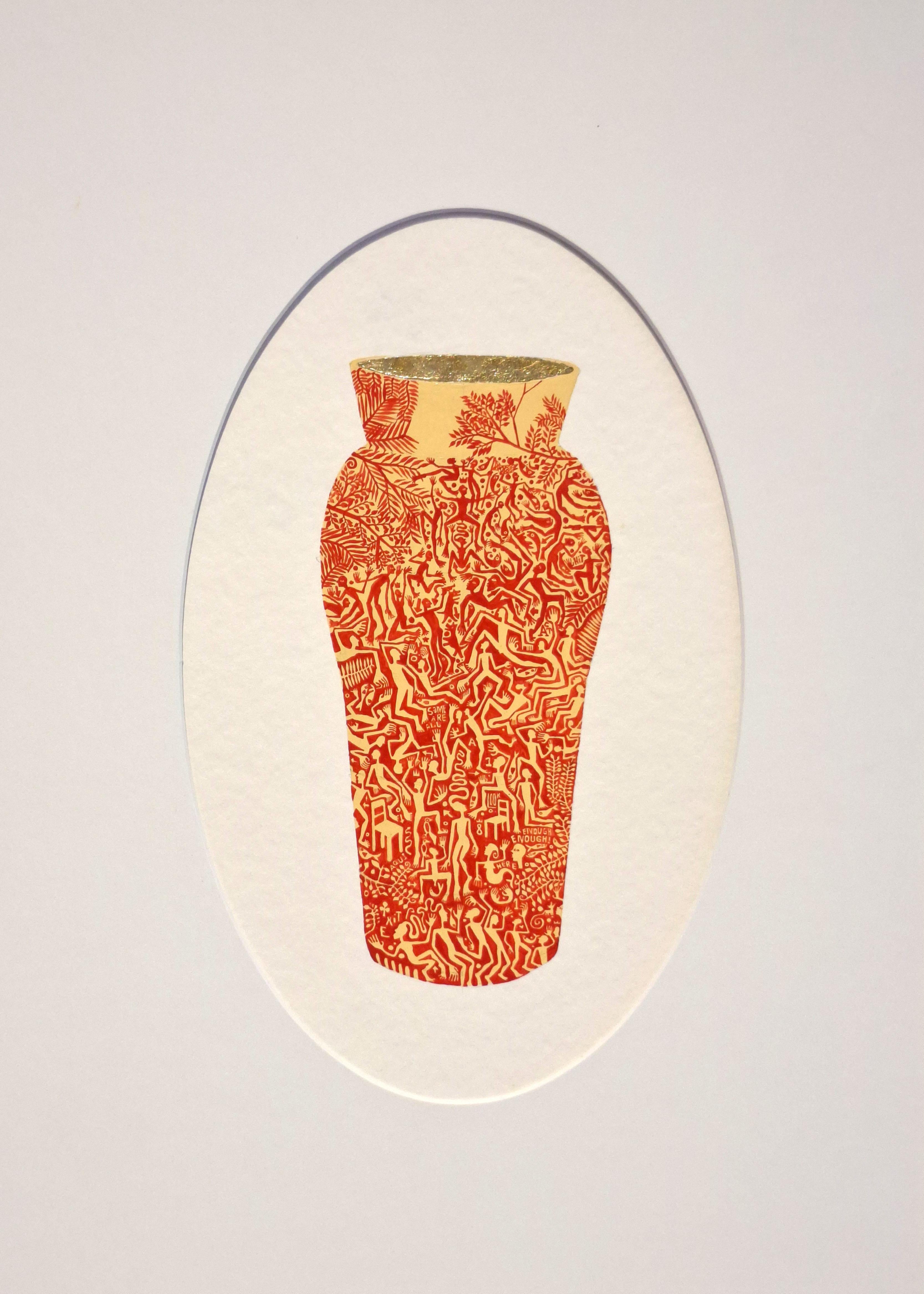 Receptacle #3, #2 and #1, Triptych. From The Vase Series For Sale 1