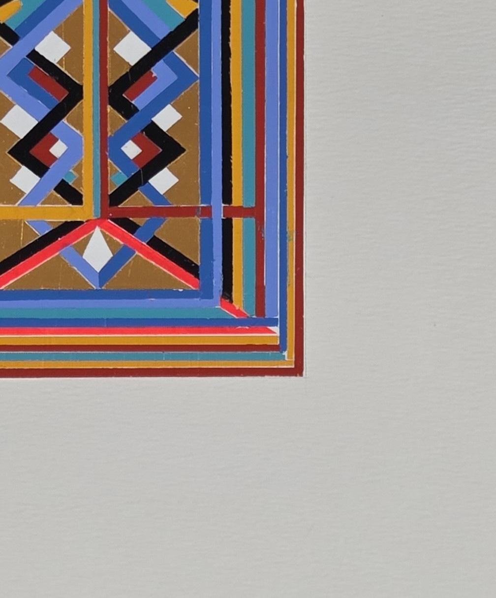 Red Allert. From The Rectangular Composition Series For Sale 3