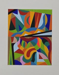 Set of 4 artworks. From The Rectangular Composition Series