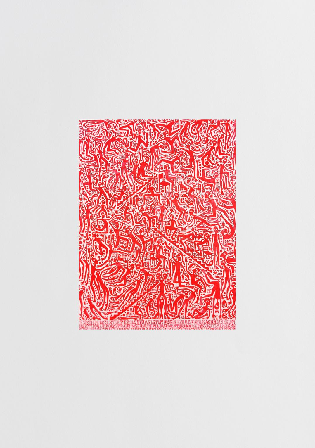 Set of 4 Fluorescent Ascension. From The Neon Progress Series For Sale 1